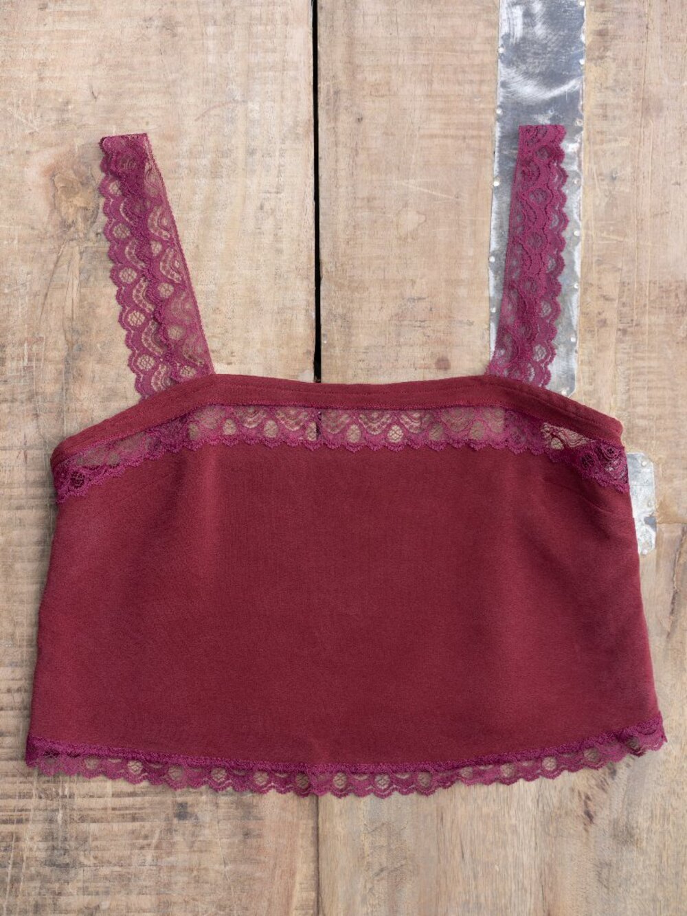 Scarlet Silk Camisole